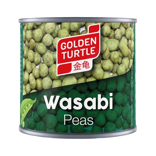 Snack di piselli ricoperti gusto Wasabi - Golden Turtle 140g.